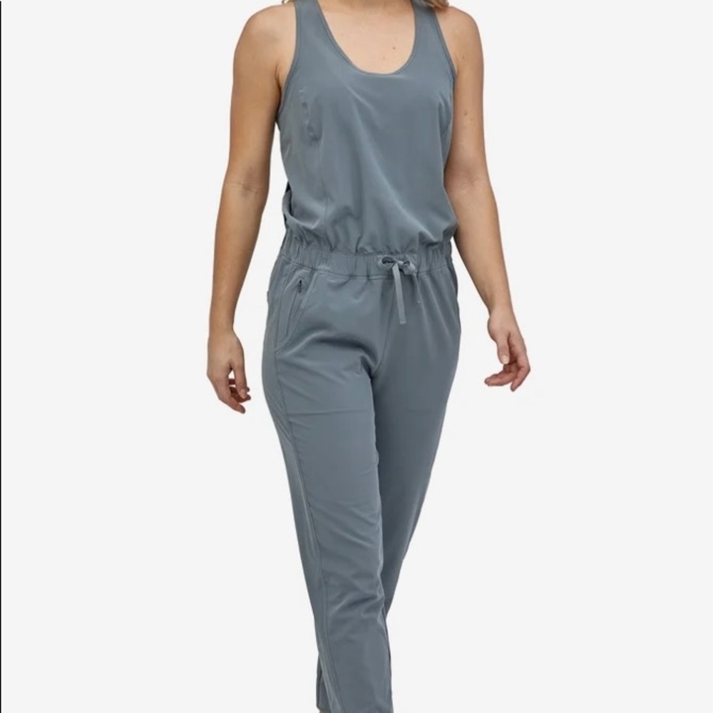 Patagonia Fleetwith Romper - XS- Steel Blue